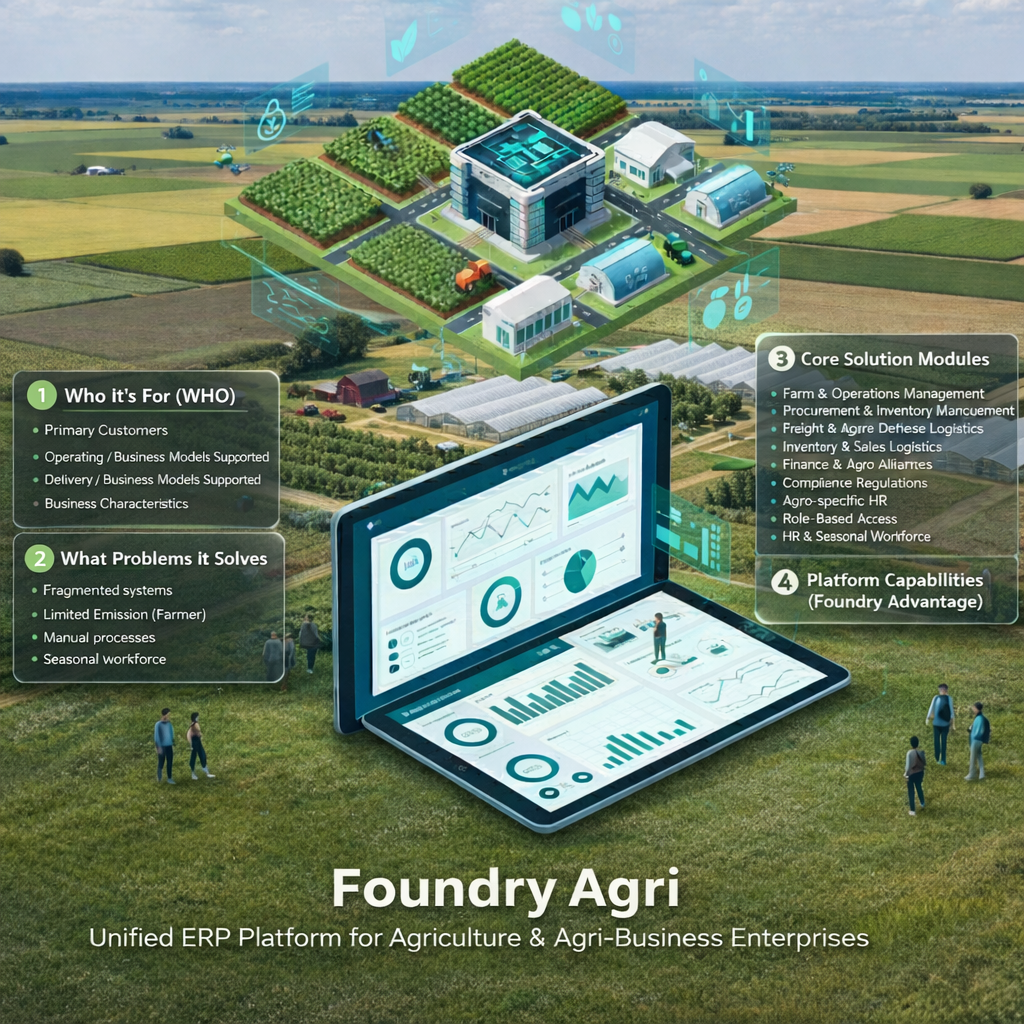 Foundry Agri - Agriculture & Agri-Projects ERP