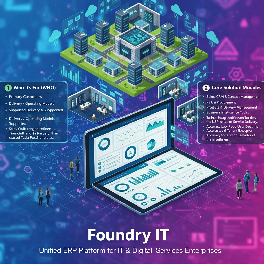 Foundry IT - Unified ERP Platform for IT & Digital Services Enterprises